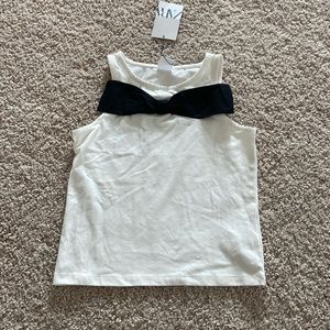 Zara girl’s bow top. 8-10 yrs